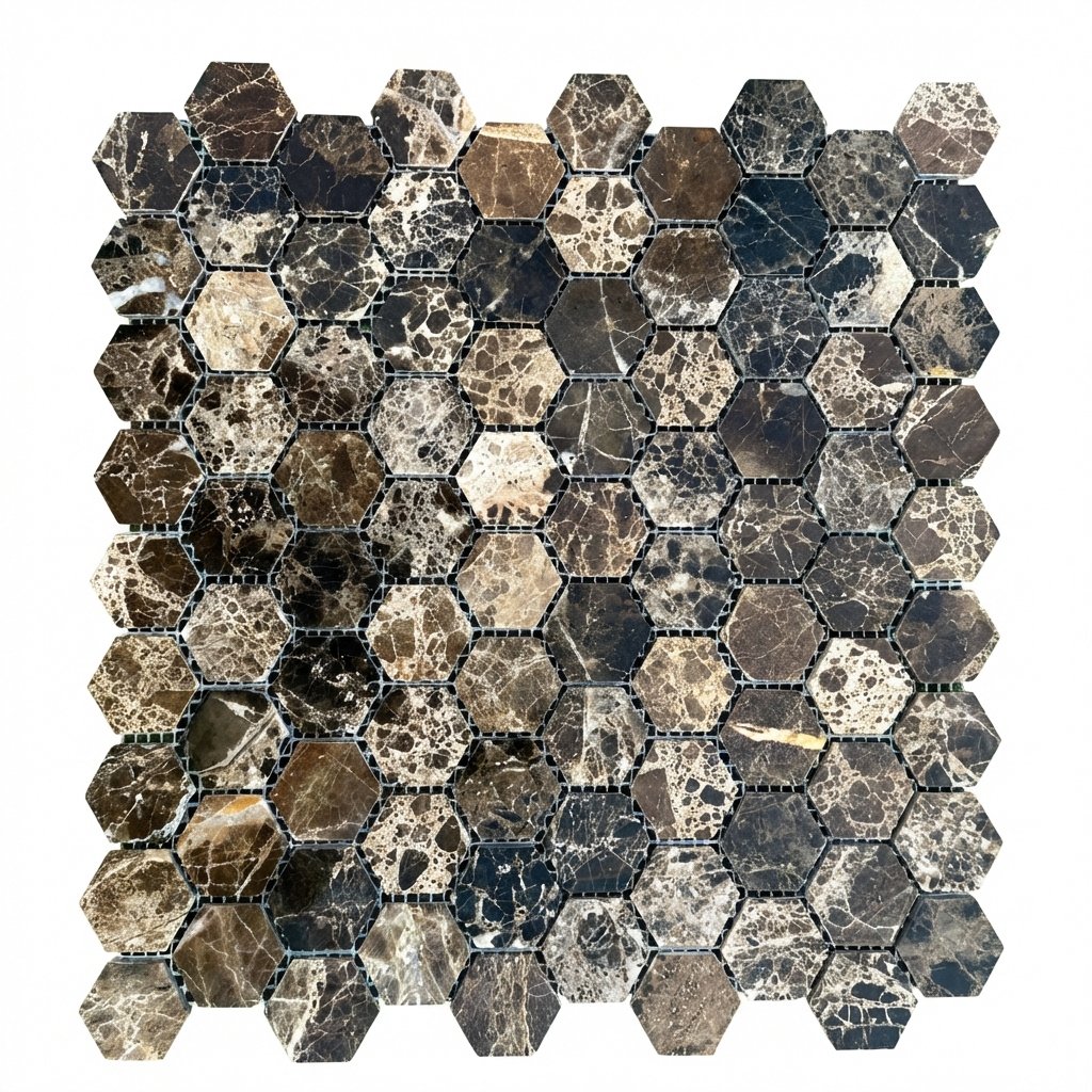 Mosaïque Hexagonale Mixte